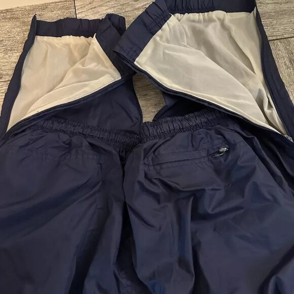 Nike Windbreaker Track Pants Ski Snow Navy Blue Size L RN 56323 Womens CLEAN - Picture 3 of 7